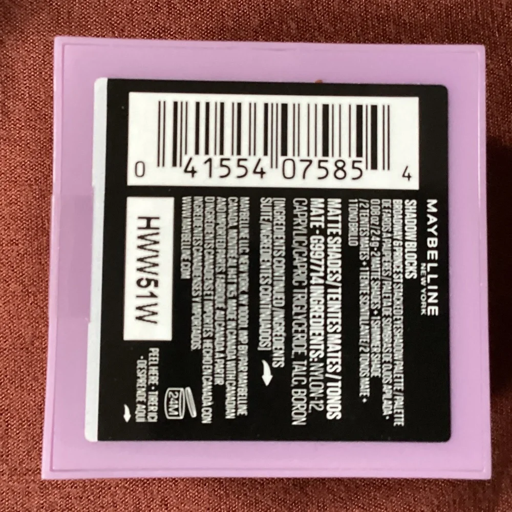 Maybelline New York Shadow Blocks 20 & 40 NEW